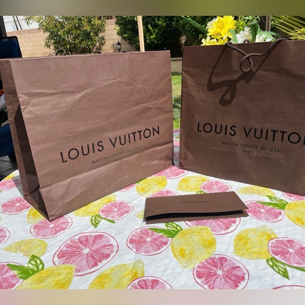 Louis Vuitton Brown Shopping Bag